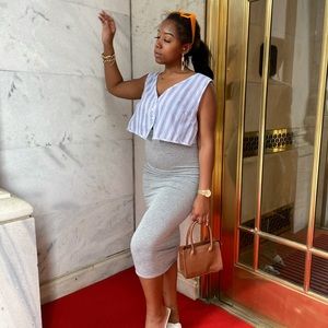 Crop Top | Stripes | XL